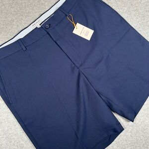 Peter Millar Salem Performance Classic Fit Golf Shorts Men Size 38 Navy Blue NWT